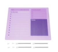 Adfaga Tableau de planification effaçable à sec, grand calendrier de bureau en acrylique, liste de choses à faire, tableau de planification avec support pour le bureau et la maison (40 * 30 cm)