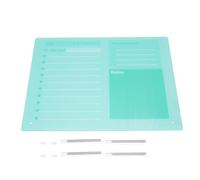 Adfaga Tableau de planification effaçable à sec, grand calendrier de bureau en acrylique, liste de choses à faire, tableau de planification avec support pour le bureau et la maison (30 * 25cm)