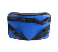 Adfaga Taekwondo Kick Boxing Pad Équipement Professionnel d'entraînement d'arts Martiaux Muay Thai Punch Target Side Kick Pad Grande Taille 46x30x8cm Mousse EVA en Cuir Spatial pou (Bleue)