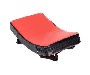 Adfaga Taekwondo Kick Boxing Pad Équipement Professionnel d'entraînement d'arts Martiaux Muay Thai Punch Target Side Kick Pad Grande Taille 46x30x8cm Mousse EVA en Cuir Spatial pou (Rouge)