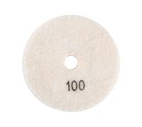 Adfaga Tampon de polissage diamant humide de 4 pouces, 100 mm, disque de meulage pour pierre de marbre et granit, matériau composite abrasif puissant, longue durée, 50 à 3000 en o (100)