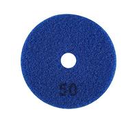 Adfaga Tampon de polissage diamant humide de 4 pouces, 100 mm, disque de meulage pour pierre de marbre et granit, matériau composite abrasif puissant, longue durée, 50 à 3000 en o (50)