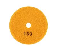 Adfaga Tampon de polissage diamant humide de 4 pouces, 100 mm, disque de meulage pour pierre de marbre et granit, matériau composite abrasif puissant, longue durée, 50 à 3000 en o (150)