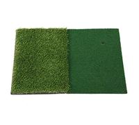 Adfaga Tapis d'entraînement de Golf 2 en 1, intérieur et extérieur, Portable, Pratique du Swing de Golf, Tapis d'herbe en PP Durable Vert pour débutants, Utilisation dans Le Jardin