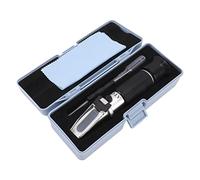 Adfaga Testeur de sucre portable, réfractomètre Brix de haute précision, pour la mesure du sucre dans les aliments, les fruits, les boissons et le miel. Léger, en aluminium, 218 g