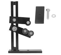 Adfaga Tour à bois robuste, repose-pieds stable, en fonte de qualité supérieure, antirouille, en forme de L, pour le tournage du bois, pièces à arbre long, accessoires professionne