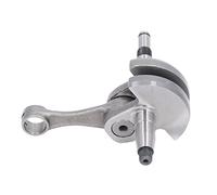 Adfaga Tronçonneuse Vilebrequin 1122 030 0408 Haute Performance Pièce De Rechange Résistant en Acier Allié Compatible avec MS660 MS650 065 066 Professionnel Tronçonneuses