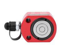 Adfaga Vérin hydraulique industriel de 20 tonnes à piston creux avec retour d' automatique pour la réparation de machines et d'engins de chantier. Acier rouge 45, hauteur 57 mm.