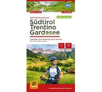 Adfc-Radtourenkarte It-Stg Südtirol, Trentino, Gardasee 1:150.000, Reiß- Und Wetterfest, E-Bike Geeignet, Gps-Tracks Download, Mit Bett+Bike Symbolen, Mit Kilometer-Angaben