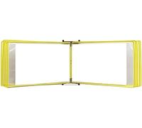ADGCFKOP A4, Porte-fichiers Mural (Taille : 13x9x3.9IN)(Yellow)