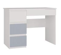 ADGO - Bureau Bleu Mijas Arteso avec Tiroirs - Informatique avec Espace de Rangement - pour Chambre d’Enfant, Ado, Bureau à Domicile - 98x51x76 cm - Côté Gauche