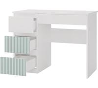 ADGO - Bureau Menthe Mijas Arteso avec Tiroirs - Informatique avec Espace de Rangement - pour Chambre d’Enfant, Ado, Bureau à Domicile - 98x51x76 cm - Côté Gauche