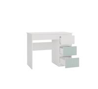 ADGO - Bureau Menthe Mijas Arteso avec Tiroirs - Informatique avec Espace de Rangement - pour Chambre d’Enfant, Ado, Bureau à Domicile - 98x51x76 cm - Côté Droit