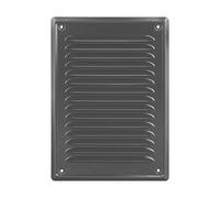 ADGO Grille d'aération - Grille Aeration rectangulaire 14x21 cm - Grille Aeration Exterieur - Grille Ventilation - Vétiver métallique - a Grillage pour moustiquaire - Grille Murale en Filet