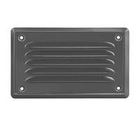 ADGO Grille d'aération rectangulaire 14x7 cm - Ventilation extérieure - Vétiver métallique - Moustiquaire - Murale en filet