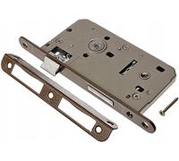 ADGO Jania Serrure à mortaiser 72/50 pour WC, salle de bain, WC avec levier universel (gauche ou droite)