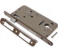 ADGO Jania Serrure de porte 90/50 mm pour utilisation avec poignée universelle (gauche ou droite)