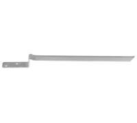 ADGO - Lot de 2 - Support de Poteaux a Enfoncer 400mm - Pied d'ancrage Balancoire Galvanisé - Fixation de Poteaux de Clôture et Structures Extérieures - Fabriqué en métal Robuste