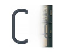 ADGO, Poignée de Porte D'entrée, Poignée Main Courante - Pour Portes en Bois, Aluminium, PVC et Verre - Double Face, Anthracite M2 300 Graphite