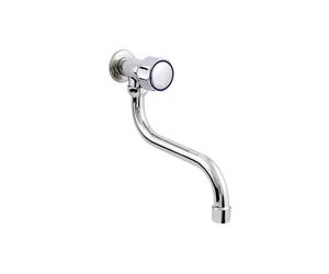 ADGO Robinet mural cuisine bec en S pivotant 170 mm chromé - sortie 3/4"" tête céramique