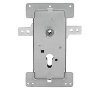 ADGO, Serrure de Porte de Garage, Serrure de Porte, Verrou de Porte, Fermeture de Porte - Résistante Aux Influences Extérieures - Serrure KASTEL 2.2A Pour Portes de Garage, Avec Plaque de Montage