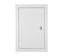 ADGO - Trappe de Visite 15 x 30, Porte de Visite, Trappe de Service pour Inspection et Recouvrement, en plastique, Montage Horizontal et Vertical - Blanc, avec cadre