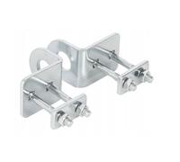 ADGO, Verrous à Pêne, Haspes, Verrous de Serrure - Verrous Pour Cadenas, Verrous de Sécurité Avec Vis - Résistants Aux Influences Extérieures - 30mm