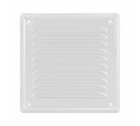 ADGOGrille d'aération rectangulaire 14x14 cm - Grille extérieure - Vétiver métallique - Grillage pour moustiquaire - Grille murale en filet