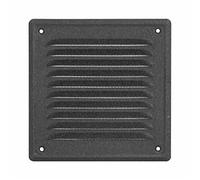 ADGOGrille d'aération rectangulaire 14x14 cm - Grille extérieure - Vétiver métallique - Grillage pour moustiquaire - Grille murale en filet