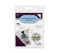 ADH SIFS POUR SCRAPBOOKING PAR 3L Coins photo auto-adh sifs en papier cr atif Kraft, paquet de 108