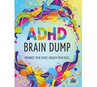 ADHD Brain Dump Notepad, to Do List Desk Pad, Productivity Planner, ADHD Daily Planner | 65 pages (Colourful) for 2026