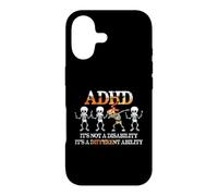 ADHD It's Not Disability It's A Different Ability Skeleton Coque pour iPhone 17