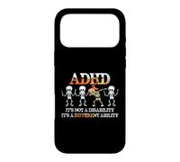 ADHD It's Not Disability It's A Different Ability Skeleton Coque pour iPhone 17 Pro Max