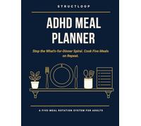 ADHD Meal Planner: Stop the 6 PM Spiral - A No-Recipe Meal System with Two Frameworks, One Tool, and 40 Ready-to-Eat Combinations for Adults Who Don't Want to Cook
