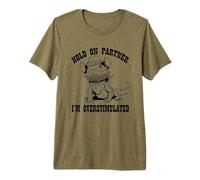 ADHD Western Howdy Partner Overstimulated Bearded Dragon T-Shirt Haut de Gamme
