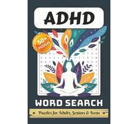 ADHD Word Search Puzzle Book: 50+ Word Searches with Easy to Read Print about ADHD, Mental Health, Hyperactive and More | 6x9 inches, 111 pages | Gift for Vacations, Holidays and Free Times