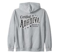 ADHDiva Humour neurodivergent Dramatique distrait Sweat à Capuche