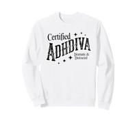 ADHDiva Humour neurodivergent Dramatique distrait Sweatshirt