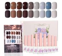 ADHERE Lot de 9 vernis à ongles gel UV pour manucure salon de manucure à la maison 12 ml