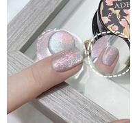 ADHERE Série Aurora Œil de Chat - 1 pce UV LED Vernis à ongles gel œil de chat à paillettes holographiques magnétiques, pour salon de manucure DIY 5g (Attrape-Rêves)