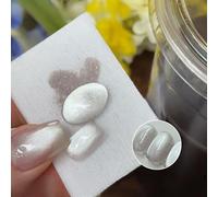 ADHERE Série Ukiyo Romanesque - 12ml 1 pce UV LED Vernis à ongles gel œil de chat à paillettes holographiques magnétiques, pour salon de manucure DIY (Première Neige)