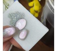 ADHERE Série Ukiyo Romanesque - 12ml 1 pce UV LED Vernis à ongles gel œil de chat à paillettes holographiques magnétiques, pour salon de manucure DIY (Prairie Nuageuse)
