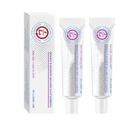 Adhérence Prothèse Longue Durée,Colle Adhésif Pour Dentier,Crème Adhésive pour Prothèses Faciles à Utiliser et à Fixation Sûre, pour Prothèses Complètes et Partielles,20G*2PC