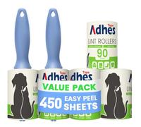 AdhéS 5 Roll Pet Lint Rollers Adhesive Fleece Set, 2 PoignéEs, Peut êTre Utilisé Pour Coller Les Poils Des Animaux De Compagnie, Convient Pour Canapé, Lit Et Tapis, VêTements