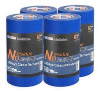 ADHES ANTI-UV Ruban De Masquage, Ruban Adhésif de Peintres Bleu pour Décoration, Bande de Masquage pour étiquetage, Artisanat, Intérieur et Extérieur,36mm x 41m,Lot de 24 rouleaux