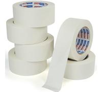 Adhes Blanc Ruban AdhéSif D'Emballage 50Mm X 50M 6 Rouleaux Papier Kraft Bande De Colis Pour BoîTe Carton Demenagement Carton De Transport Et De DéPlacement