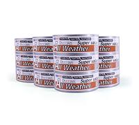 ADHES Duct Tape Ruban adhésif en toile Argenté - Imperméable - Résistant - Pour réparer, fixer, regrouper, renforcer, colmater - 48 mm x 28 m 12rouleau