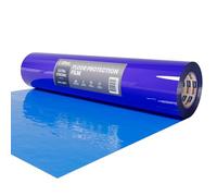 Adhes Film De Protection De Plancher Bleu 60 CM X 61 M Protecteur De Sol Autocollant, ImperméAble, AntidéRapant, Film En Plastique Pour Le Bois Dur, Les Carreaux, Le Vinyle Et Le Marbre