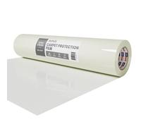 Adhes Film De Protection pour Moquette 60 CM X 61 M Transparent Protecteur De Tapis Autocollant, Film De Surface ImperméAble sans RéSidus pour La Remodelation, La Peinture, La Construction