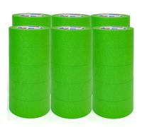 ADHES - Lot de 30 rouleaux de ruban de masquage vert de 4,8 cm x 49,7 m, résistant aux UV, sans résidus, ruban de masquage automobile pour intérieur et extérieur, bricolage, arts, artisanat